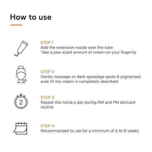 Dermatouch: Bye Bye Pigmentation Removal Cream for Women/Men with Niacinamide - 19G