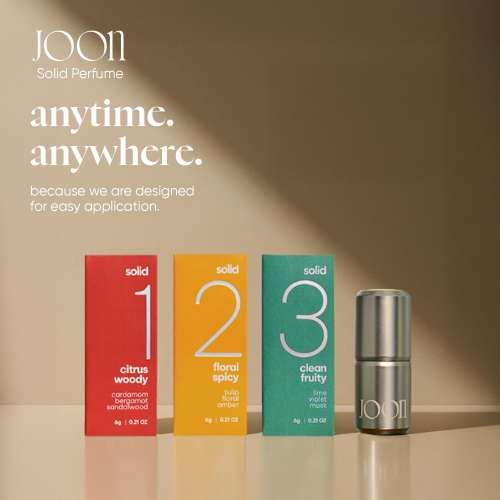 The Joon Shop: Solid 2|Floral Spicy|Tulip Floral Amber|Made in Korea|Alcohol Free, Moisturising, Vegan, Natural Extract 6gm