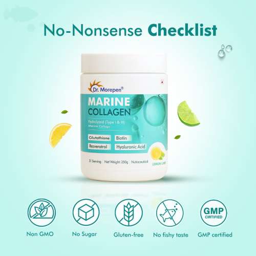 Dr. Morepen: Marine Collagen Skin Protein | 250gm