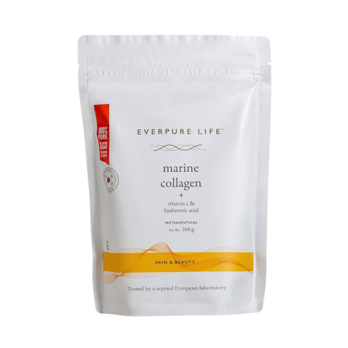 EVERPURE LIFE: Marine Collagen + Skin & Beauty + Vitamin C & Hyaluronic Acid 200gm