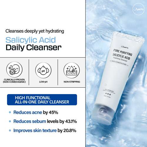 Jumiso: Pore Purifying Salicylic Acid Foaming Cleanser, 120gm