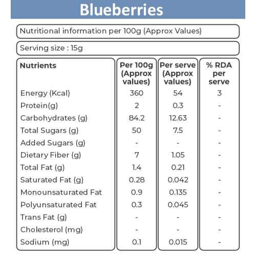 KHETIKA: Premium Blueberry  150gm