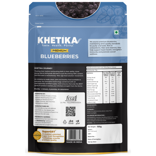 KHETIKA: Premium Blueberry  150gm
