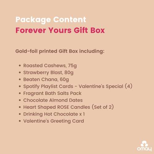 Omay Foods: Forever Yours Valentine's Gift Box 1200gm
