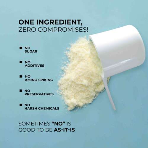 AS-IT-IS Nutrition: ONE Whey Protein Concentrate I Pure, Clean & Raw I 28g Protein per Serve, Unflavoured 1kg I Labdoor & Trustified Certified I No Amino Spike OR Heavy Metals I Protein for All Ages Adults