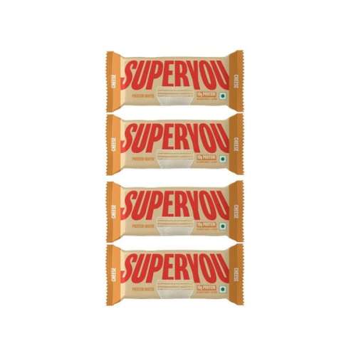 SuperYou: Cheese Protein Wafer Bar 40gm Pack of 4