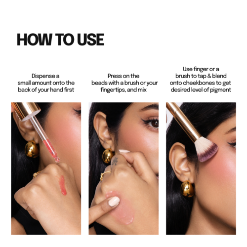 Diam Beauty: Hydratint Beaded Blush In Tempting  15ml