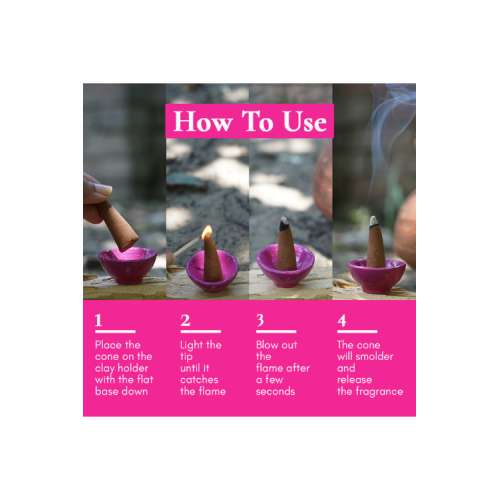 Boond Fragrances: Complete Incense Cones Set of 5 |25 incense cones in each box