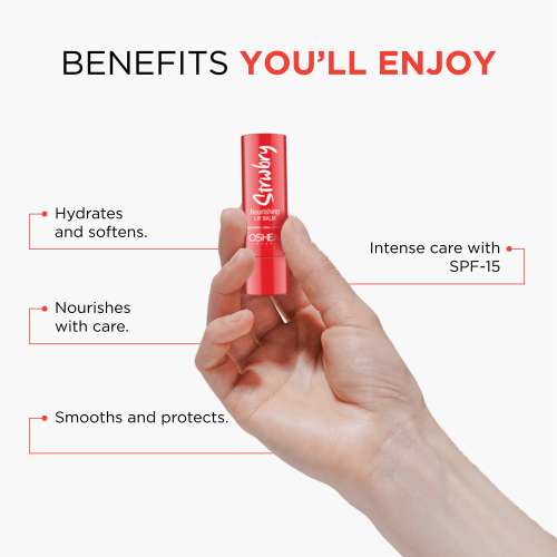 Oshea Herbals: Strawberry Nourishing Lip Therapy 4.5gm