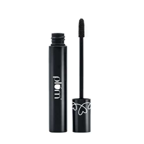 Plum: Plum Lash Drama 1-4-All Mascara   Length + Curl + Volume + Definition   100% Vegan & Cruelty Free   01 Black