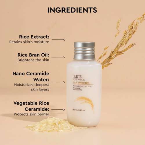 The Face Shop: Rice & Ceramide Moisturizing Emulsion 70ml