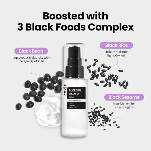 Coxir: Black Snail Collagen Serum 15ml