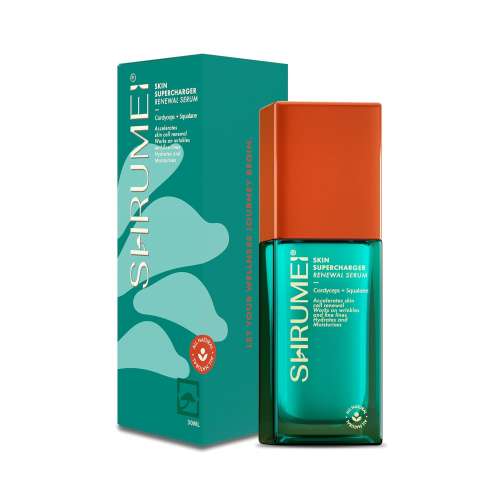 Shrumei: All Natural Skin Supercharger Renewal Serum | Anti Aging & Skin Renewal | Mushroom Cordyceps extract | Reduces Fine lines & Wrinkles|Stimulates Collagen |All Skin Types 30ml