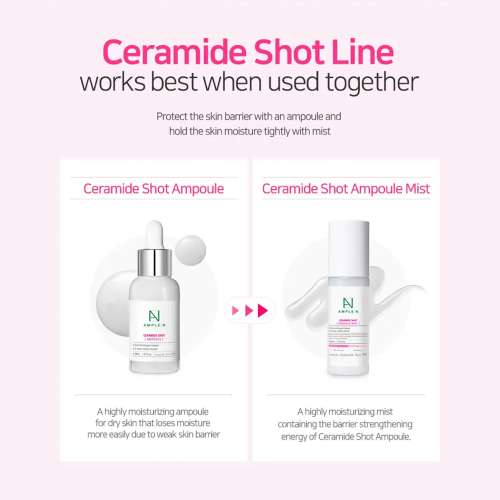 Ample:N: Ceramide Shot Ampoule Mist 80ml
