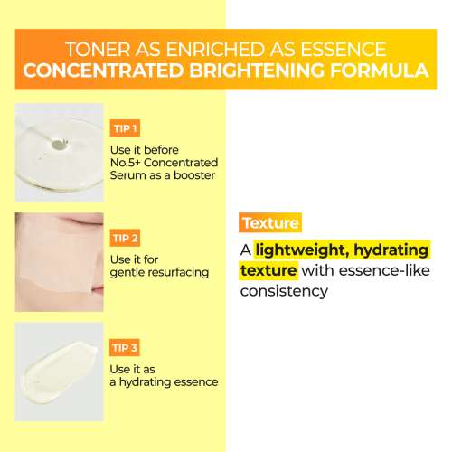 Numbuzin: No.5 Vitamin Boosting Essential Toner 200ml