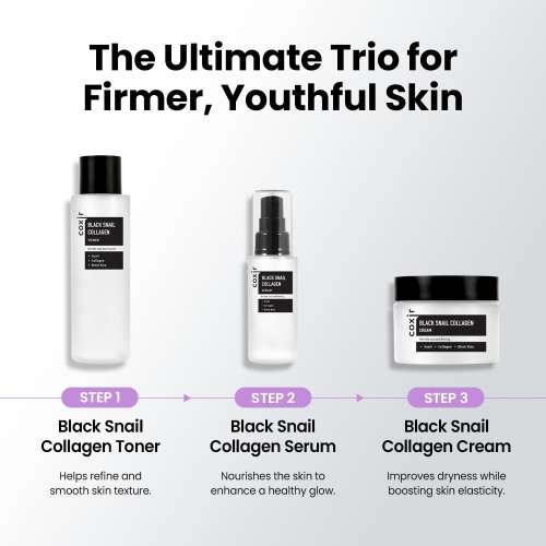Coxir: Black Snail Collagen Serum 15ml