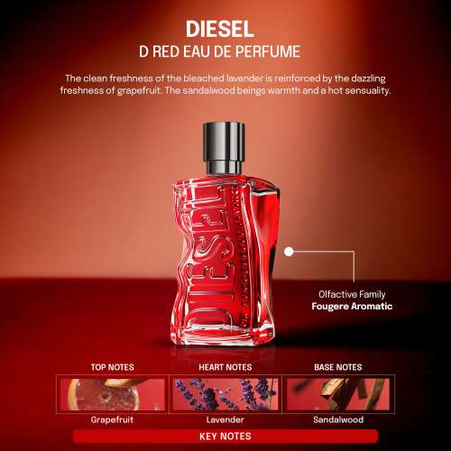 DIESEL: D RED Eau de Parfum 50ml