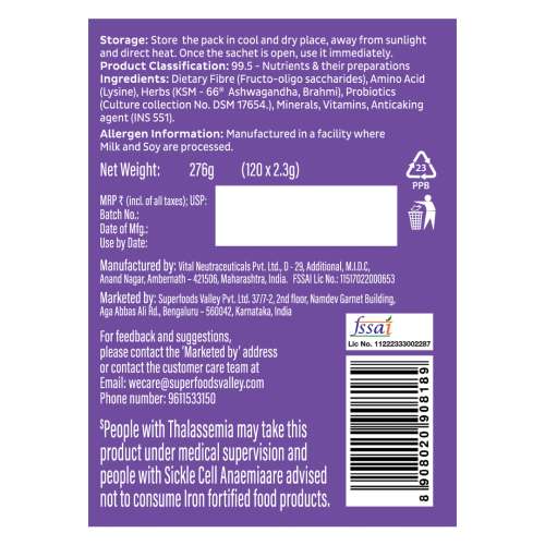 Good Monk: Family Nutrition Mix: Clinically Proven to improve Energy, Immunity & Gut Health | 120 Serves Jar