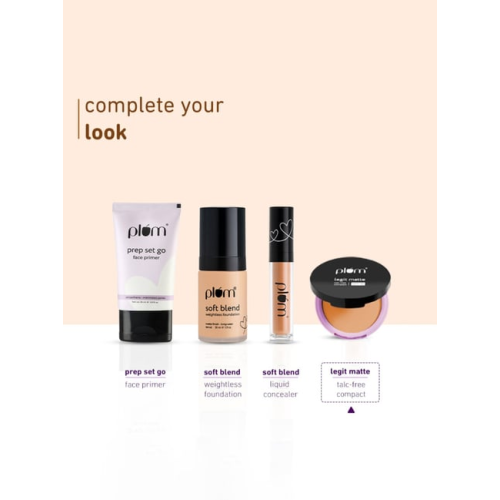 Plum: Legit Matte Talc-Free Compact With SPF15 Lightweight Even Coverage 100% Vegan & Cruelty Free Brew Brilliance -133Y