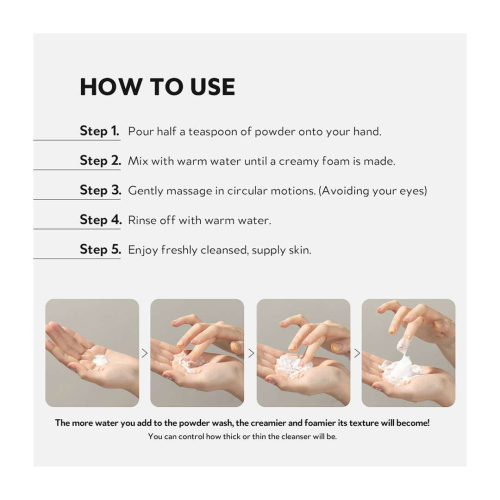 Tirtir: Hydro Boost Enzyme Powder Wash 1gm