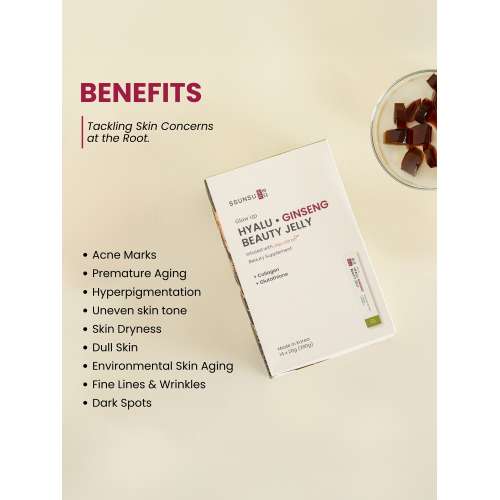 SSUNSU: Hyalu Ginseng Beauty Jelly with Collagen and Glutathione | 280gm