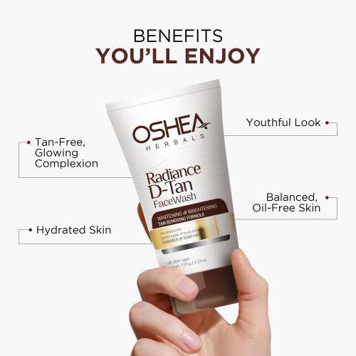 Oshea Herbals: Radiance D-Tan Facewash 120gm
