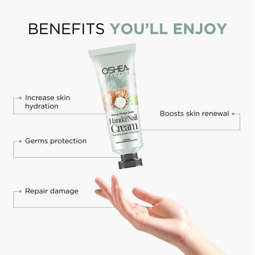 Oshea Herbals: Shea & Moringa Butter Hand Cream & Nail Cream 30gm