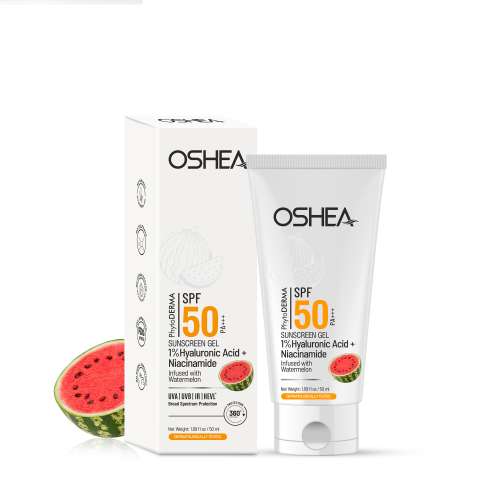 Oshea PhytoDERMA: 1% Hyaluronic Acid SPF 50 PA+++ Sunscreen gel 50ml