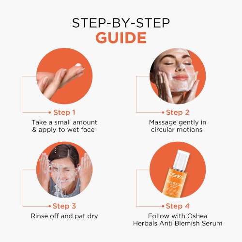 Oshea Herbals: Papaya Clean Anti Blemish Facewash 100gm