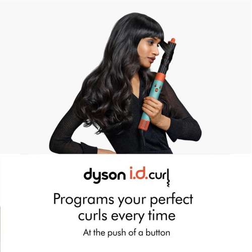 dyson: Airwrap i.d. Multi-styler & Dryer in Ceramic Patina & Topaz colorway, with 6 unique attachments for versatile styling.