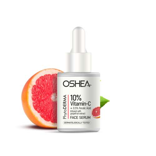 Oshea PhytoDERMA: 10% Vitamin C + 0.5% Ferulic Acid Infused with Grapefruit Face Serum 30ml
