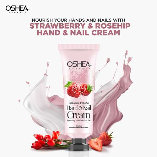 Oshea Herbals: Strawberry & Rosehip Hand Cream & Nail Cream 30gm