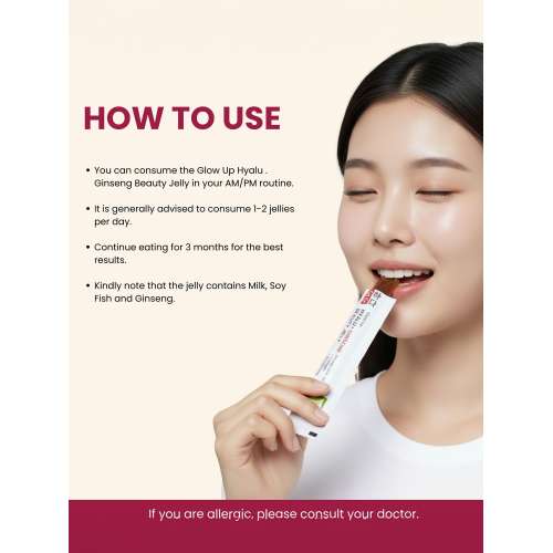SSUNSU: Hyalu Ginseng Beauty Jelly with Collagen and Glutathione | 280gm