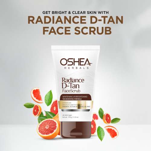Oshea Herbals: Radiance D-Tan Face Scrub 120gm