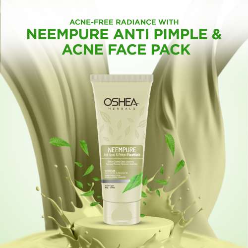 Oshea Herbals: Neem Pure Anti Acne & Pimple Facewash 50gm
