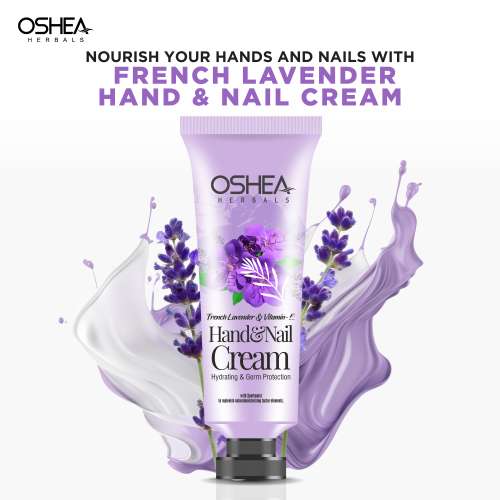 Oshea Herbals: French Lavender & Vitamin -E Hand Cream & Nail Cream 30gm