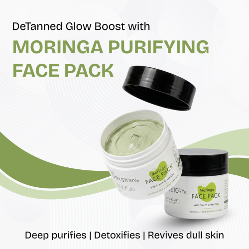 The Skin Story: Hydrating Moringa Face Pack 100gm