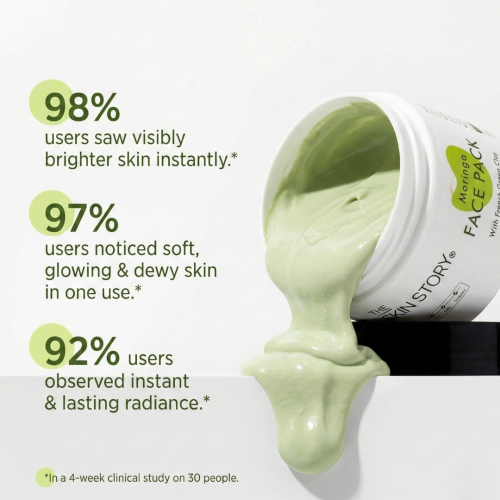 The Skin Story: Hydrating Moringa Face Pack 100gm
