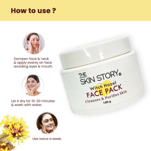 The Skin Story: Re- Mineralizing Witch Hazel Face Pack 100gm