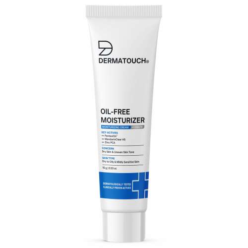 Dermatouch: Oil-Free Moisturiser  Lightweight Hydration | Non-Greasy Daily Moisture Care | Helps Maintain Skin Balance | 15gm