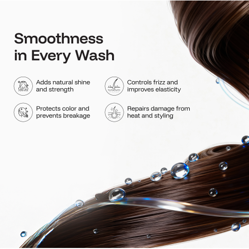 Yogabar: Black Algae Extract Frizz Repair Shampoo 300ml