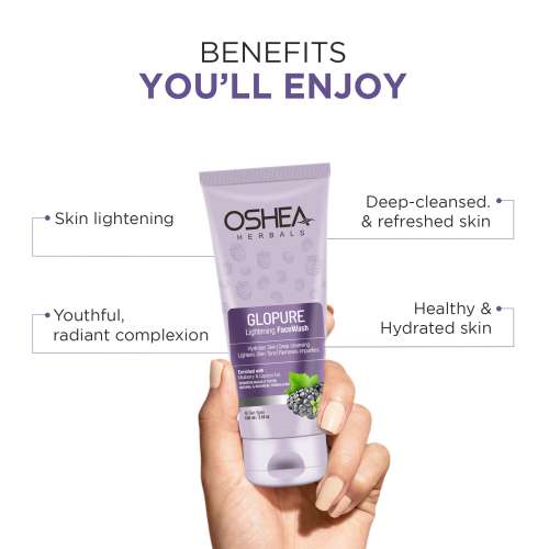 Oshea Herbals: Glopure Lightening Facewash 100gm