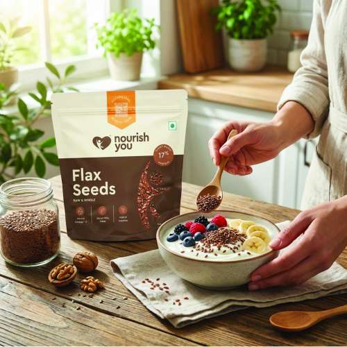 Nourish You: Organic Raw Flax Seeds 150gm