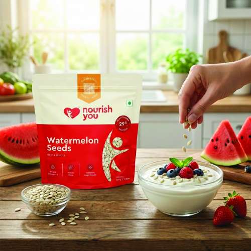 Nourish You: Organic Raw Watermelon Seeds 100gm