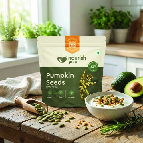 Nourish You: Organic Raw Pumpkin Seeds 100gm