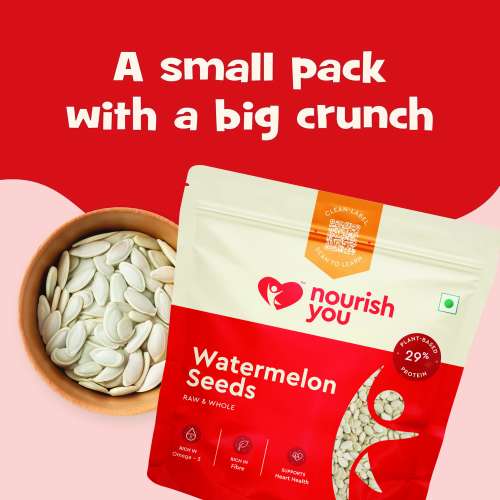 Nourish You: Organic Raw Watermelon Seeds 100gm