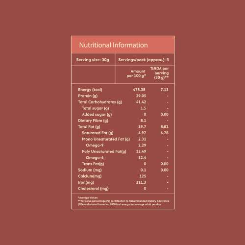 Nourish You: Organic Roasted Watermelon Seeds - Rich In Protein, Healthy snacks , Gluten Free 100gm