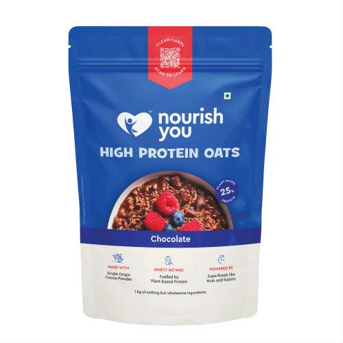 Nourish You: 25g High Protein Chocolate Oats 1kg
