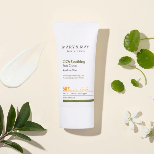 Mary&May: CICA Soothing Sun Cream SPF50+ PA++++ 50ml