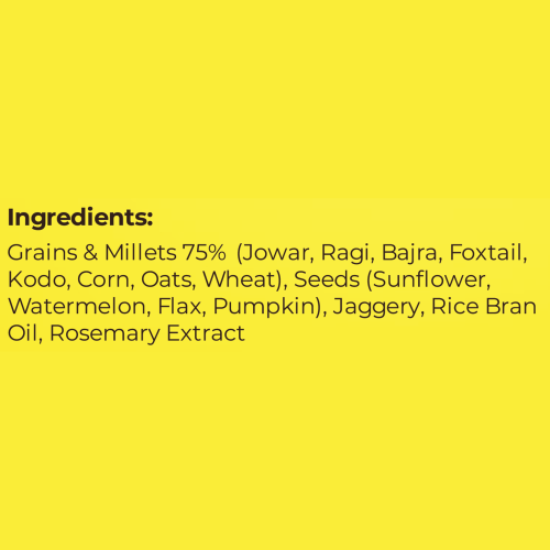 The Snack Company: Crunchy Millet Muesli with Seeds  400gm | 75% Grains, 5 Millets, 8 Grains, 15% Seeds